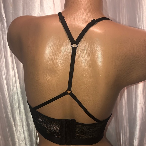 VS Very sexy hi neck Bralette Black Lace xsmall - Picture 3 of 3